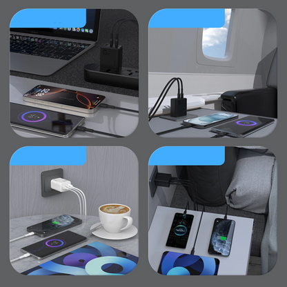 Φορτιστής Δικτύου Dudao A29, 65W, 1 x USB-A - 2 x USB-C, Μαύρο