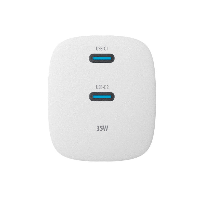 Φορτιστής Δικτύου Forever TC-05-35CC, 35W, 3A, 2 x USB-C, Λευκό