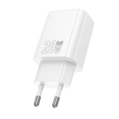 Φορτιστής Δικτύου HOCO N60, 20W, 3A, 1 x USB-C, Λευκό