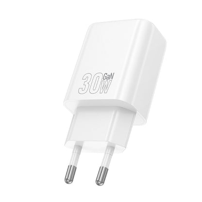 HOCO N62 Network Charger, 30W, 3A, 1 x USB-C, White