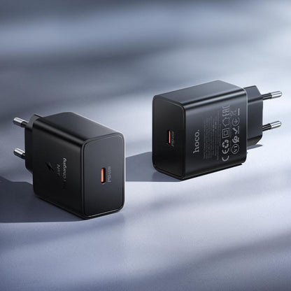 Φορτιστής Δικτύου HOCO N77, 45W, 3A, 1 x USB-C, Μαύρο