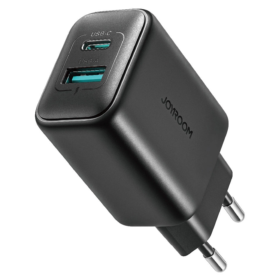 Φορτιστής Δικτύου Joyroom JR-TCF13, 25W, 3A, 1 x USB-A - 1 x USB-C, Μαύρο