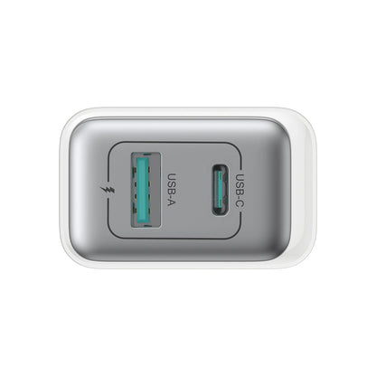 Φορτιστής Δικτύου Joyroom JR-TCF15, 30W, 5A, 1 x USB-A - 1 x USB-C, Λευκό