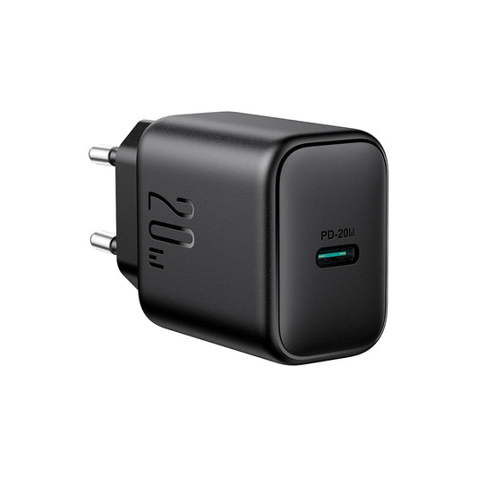 Φορτιστής Δικτύου Joyroom JR-TCF20, 20W, 3A, 1 x USB-C, Μαύρο