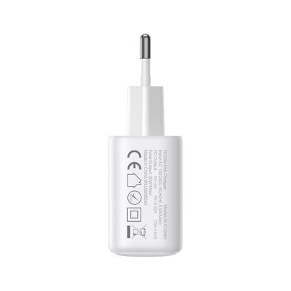 Φορτιστής Δικτύου Joyroom JR-TCF20, 20W, 3A, 1 x USB-C, Λευκό
