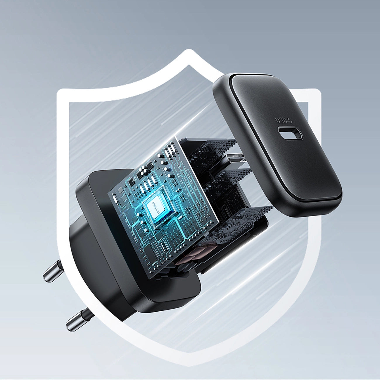 Φορτιστής Δικτύου Joyroom JR-TCF23, 25W, 3A, 1 x USB-C, Μαύρο