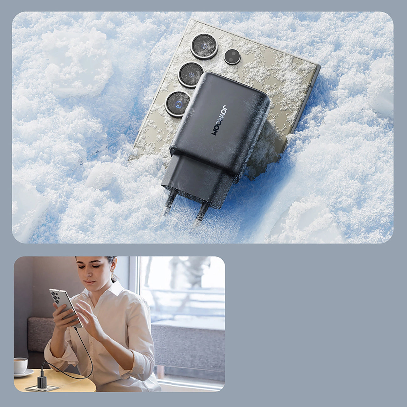 Φορτιστής Δικτύου Joyroom JR-TCF23, 25W, 3A, 1 x USB-C, Μαύρο