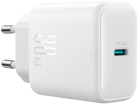 Φορτιστής Δικτύου Joyroom JR-TCF24, 30W, 3A, 1 x USB-C, Λευκό