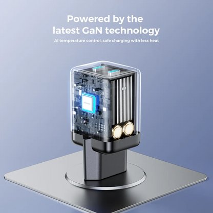 Φορτιστής Δικτύου Joyroom JR-TCG17, 45W, 3A, 2 x USB-C, Μαύρο