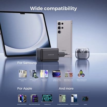 Joyroom JR-TCG18 Network Charger, 65W, 3.25A, 1 x USB-C, Black