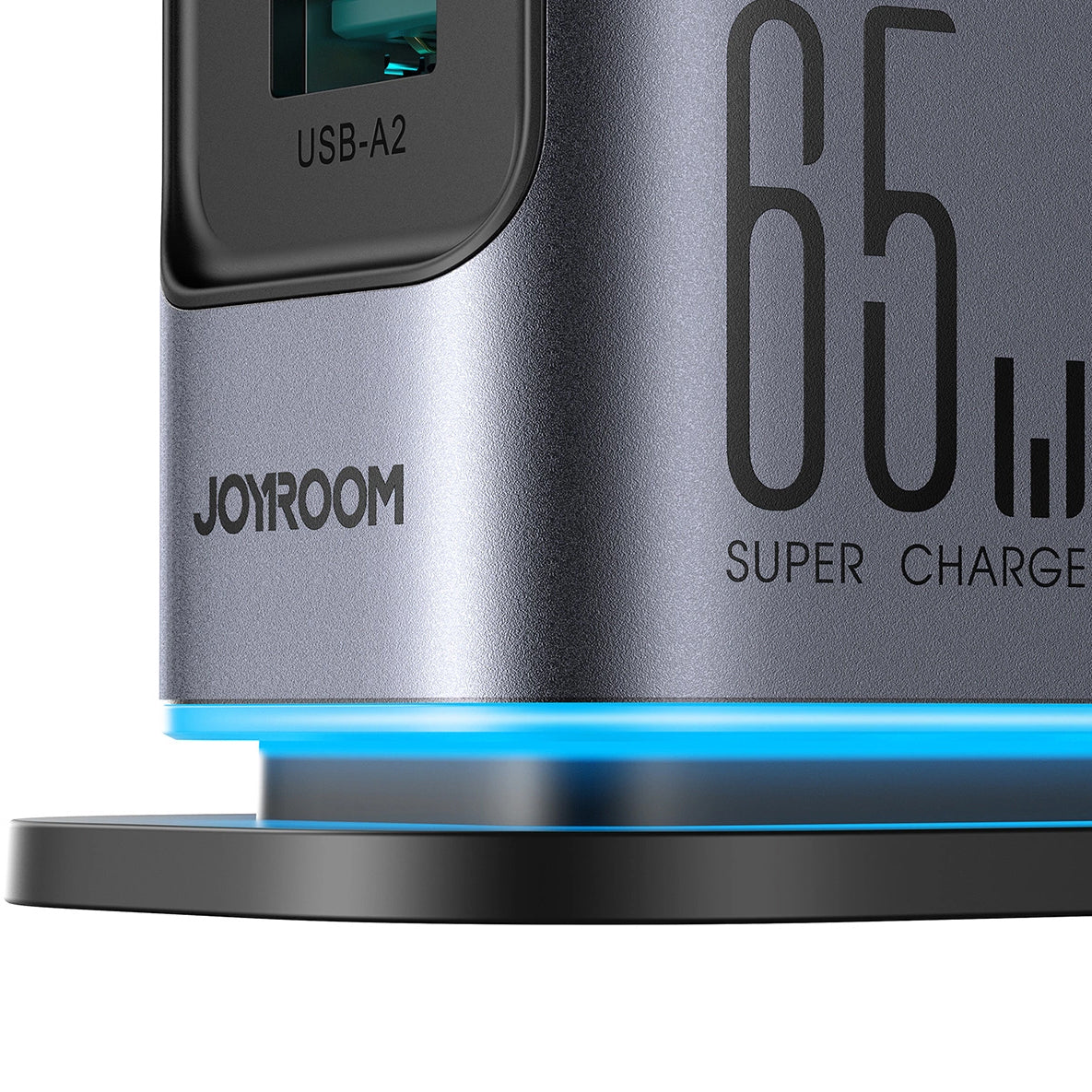 Φορτιστής Σταθμός Joyroom JR-TCM02, 65W, 3.25A, 2 x USB-A - 4 x USB-C, Γκρι