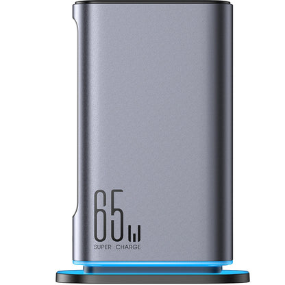 Φορτιστής Σταθμός Joyroom JR-TCM02, 65W, 3.25A, 2 x USB-A - 4 x USB-C, Γκρι