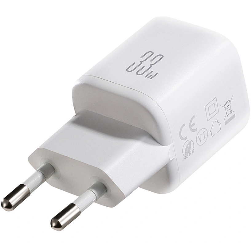 Φορτιστής Δικτύου Joyroom JR-TG7, 33W, 3A, 1 x USB-A - 1 x USB-C, Λευκό