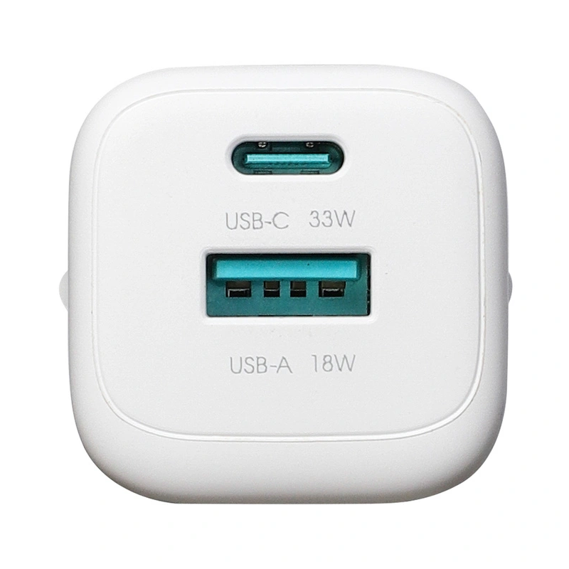 Φορτιστής Δικτύου Joyroom JR-TG7, 33W, 3A, 1 x USB-A - 1 x USB-C, Λευκό