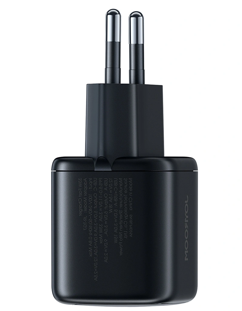 Φορτιστής Δικτύου Joyroom JR-TG7, 33W, 3A, 1 x USB-A - 1 x USB-C, Μαύρο