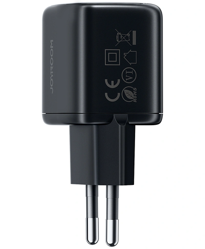 Φορτιστής Δικτύου Joyroom JR-TG7, 33W, 3A, 1 x USB-A - 1 x USB-C, Μαύρο