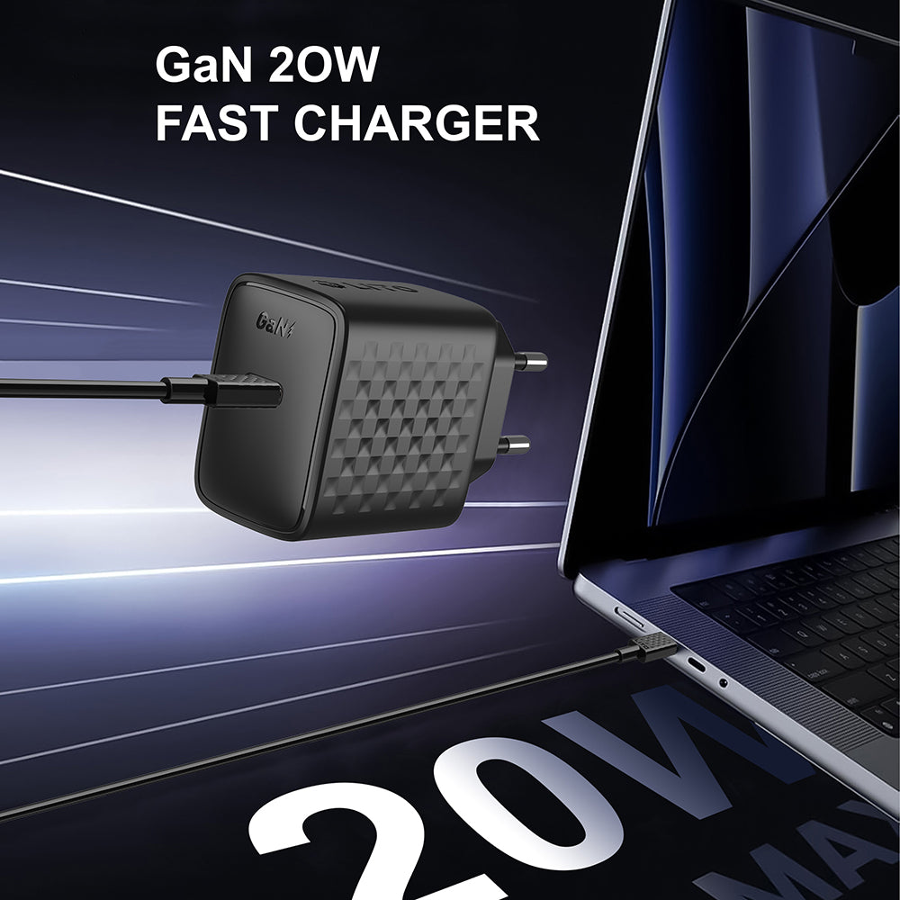 Φορτιστής Δικτύου Lito LC13, 20W, 3A, 1 x USB-C, Μαύρος