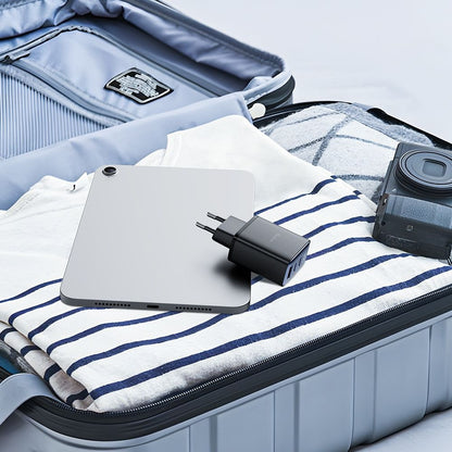 McDodo CH-2180 Network Charger Display, 30W, 3A, 1 x USB-A - 2 x USB-C, Black