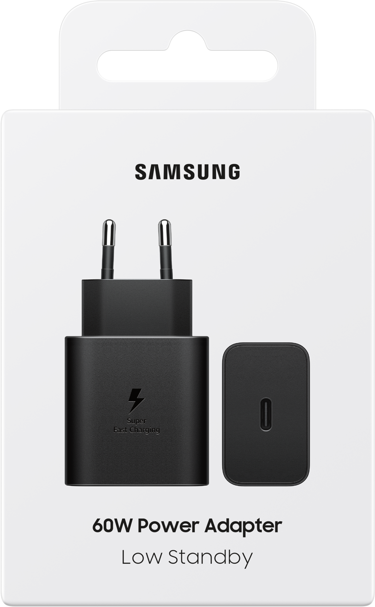 Φορτιστής Δικτύου Samsung, 60W, 3A, 1 x USB-C, Μαύρος EP-T6010NBEGWW