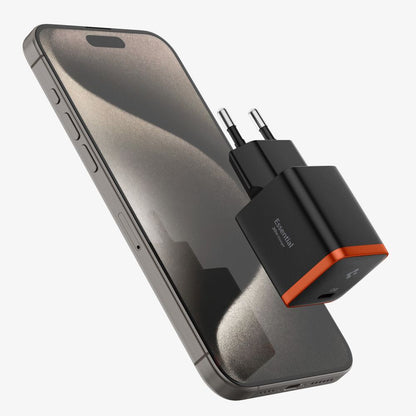 Spigen EE301EU Essential Wall Charger, 30W, 3A, 1 x USB-C, Black ACH08448