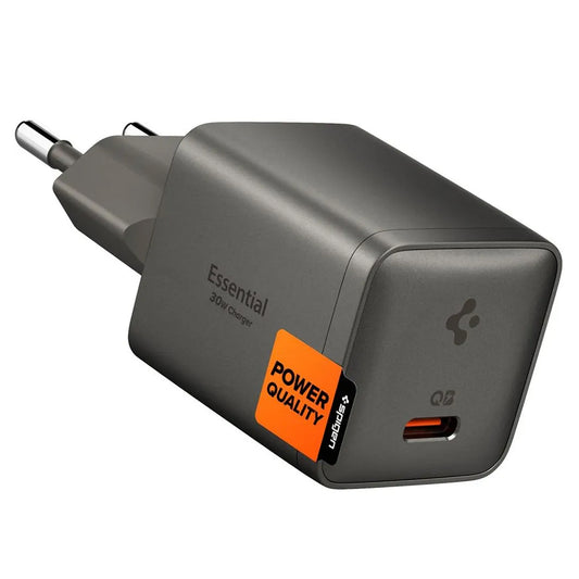 Φορτιστής Δικτύου Spigen EE301EU Essential, 30W, 3A, 1 x USB-C, Γκρι ACH10447
