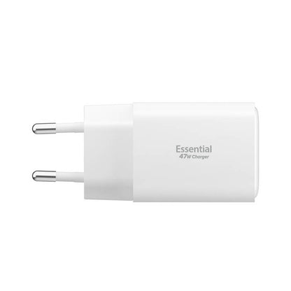Φορτιστής Δικτύου Spigen EE473EU Essential, 47W, 3A, 1 x USB-A - 2 x USB-C, Λευκό ACH09464