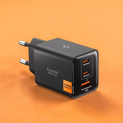 Φορτιστής Δικτύου Spigen EE473EU Essential, 47W, 3A, 1 x USB-A - 2 x USB-C, Μαύρο ACH09465