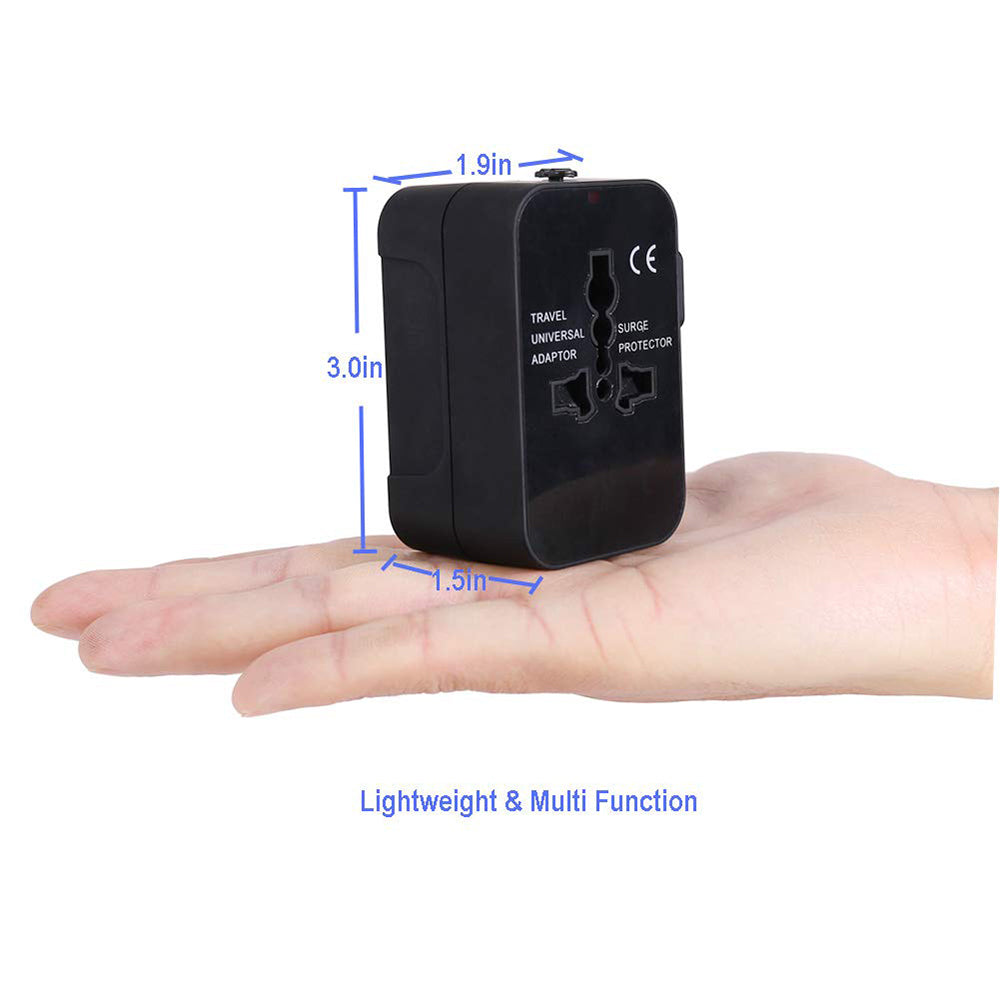 Φορτιστής Δικτύου Techsuit HHT202 Travel, 10W, 2A, 2 x USB-A, Μαύρο