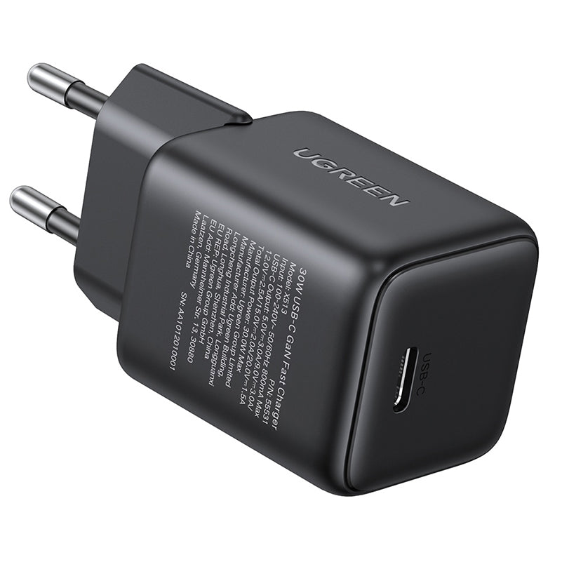 Φορτιστής Δικτύου UGREEN X513, 30W, 3A, 1 x USB-C, Μαύρο