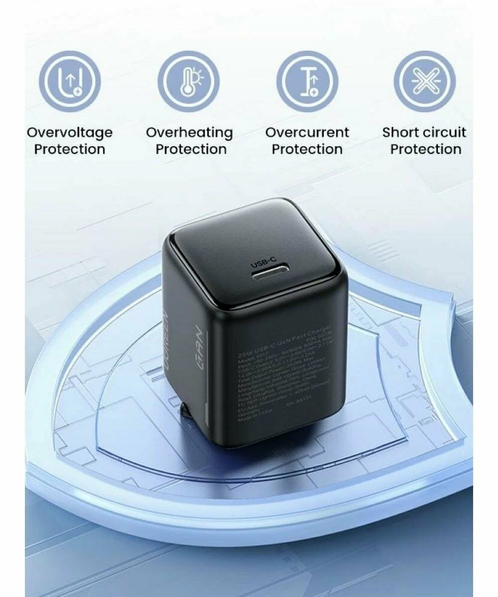 UGREEN X517 Network Charger, 25W, 3A, 1 x USB-C, Black