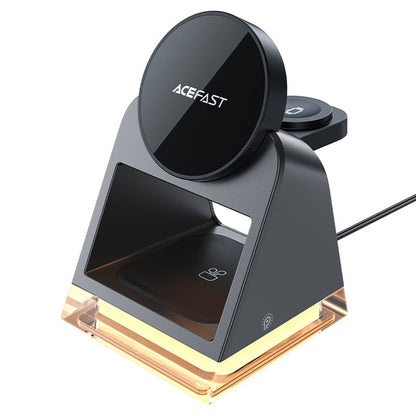 Φορτιστής Δικτύου Ασύρματος Acefast E17 3σε1, 15W, 1.67A, Μαύρο