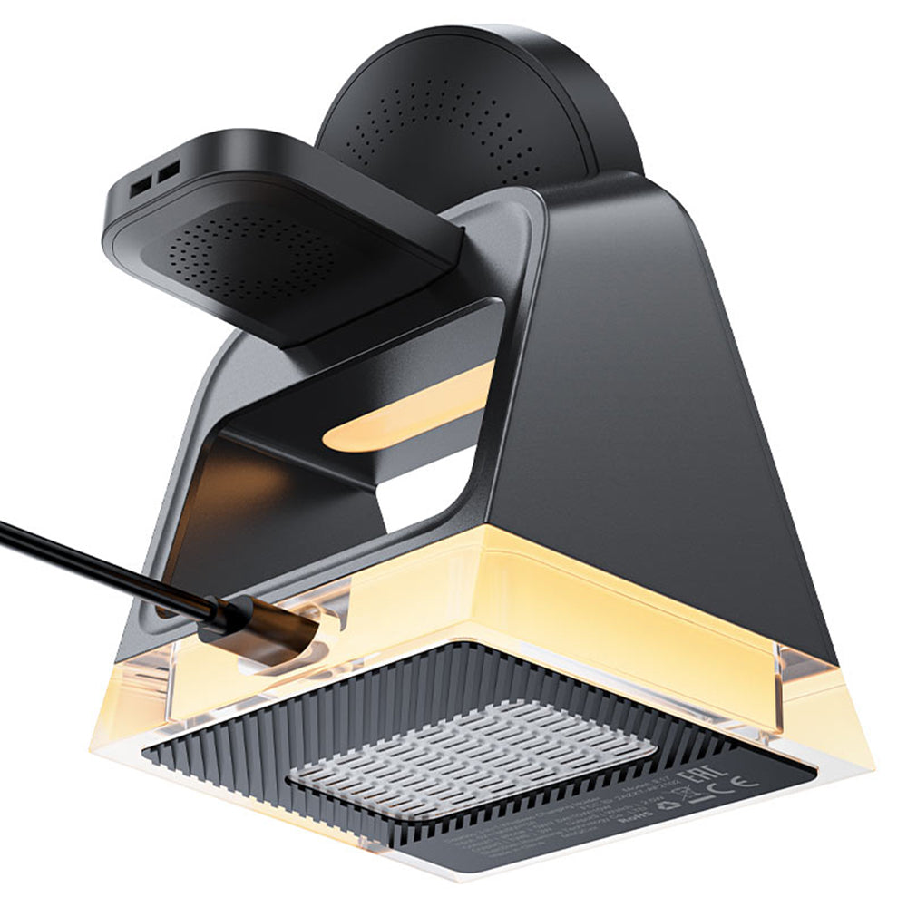 Φορτιστής Δικτύου Ασύρματος Acefast E17 3σε1, 15W, 1.67A, Μαύρο