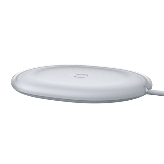 Φορτιστής Δικτύου Ασύρματος Baseus Jelly, 15W, 1.67A, Λευκός WXGD-02
