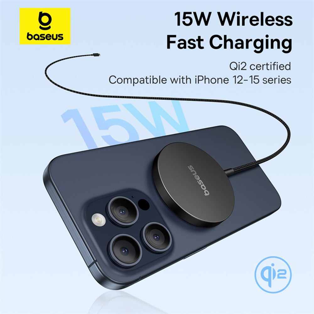 Φορτιστής Δικτύου Ασύρματος Baseus Simple Mini4 Air, 15W, 1.67A, Μαύρος P10278200111-00