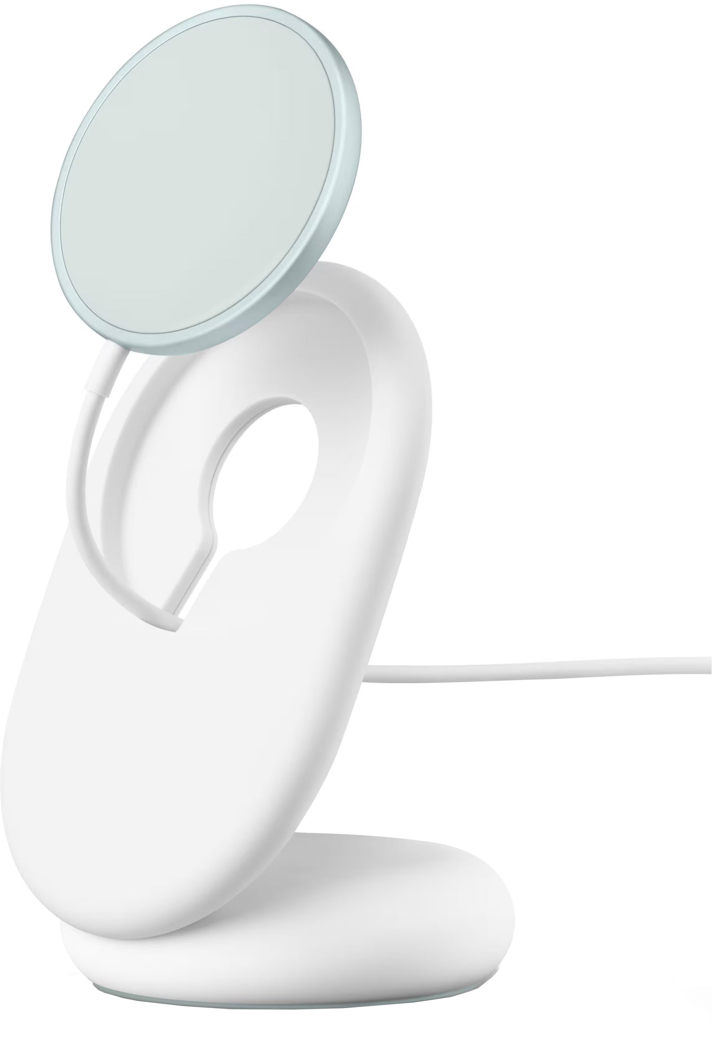 Φορτιστής Δικτύου Ασύρματος με Βάση Google Pixelsnap, 25W, Γκρι Μπλε