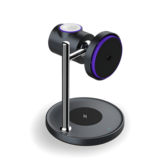 Lisen W120 3in1 Wireless Network Charger, 25W, Black YL0325090022
