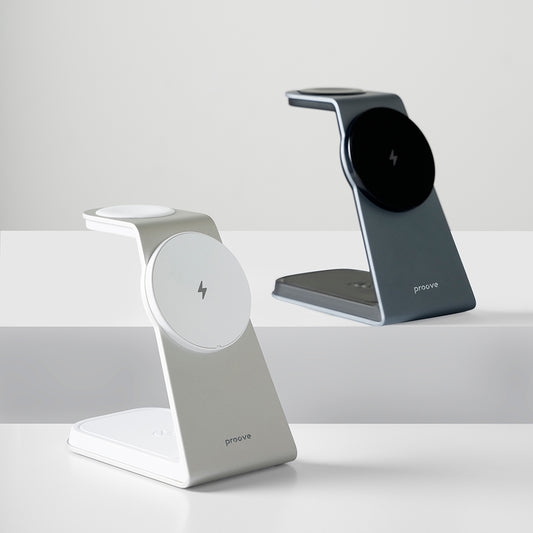 Φορτιστής Δικτύου Wireless Proove Omni Power 3in1, 15W, 1.67A, Γκρι WSOP15020003