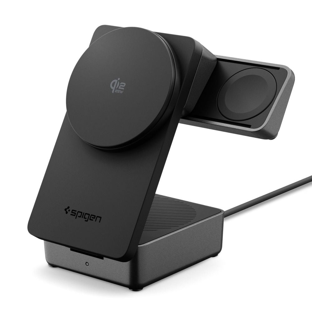 Φορτιστής Δικτύου Ασύρματος Spigen EF323MQ Essential 3in1, 25W, Μαύρος ACH10398