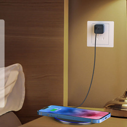 Φορτιστής Δικτύου Wireless Techsuit CHWR031 Premium, 15W, 1.67A, Λευκό