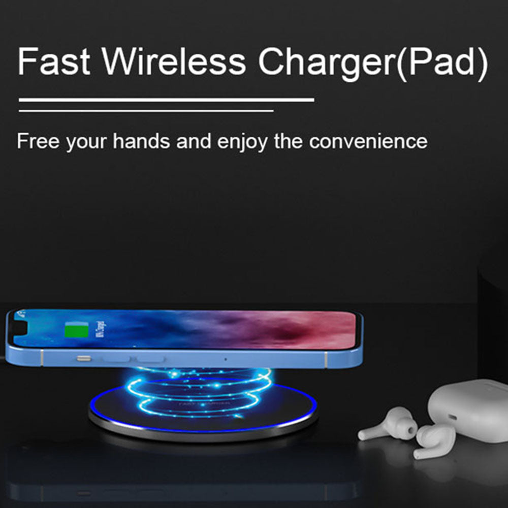 Φορτιστής Δικτύου Wireless Techsuit CHWR031 Premium, 15W, 1.67A, Λευκό