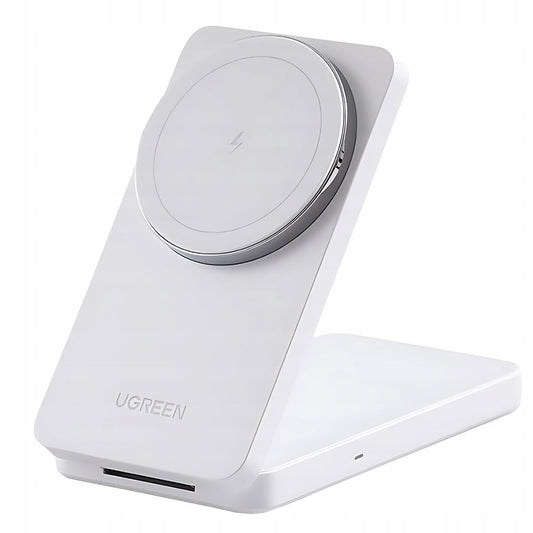 Φορτιστής Δικτύου Ασύρματος UGREEN W528 2σε1, 20W, 1.67A, Λευκό