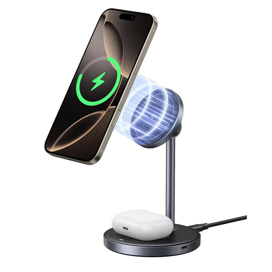 Φορτιστής Δικτύου Ασύρματος UGREEN W710 3σε1, 20W, 1.67A, 1 x USB-C, Μαύρο