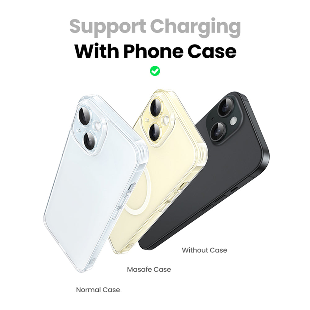 Φορτιστής Δικτύου Ασύρματος UGREEN W706 2σε1, 20W, 1.67A, Μαύρο