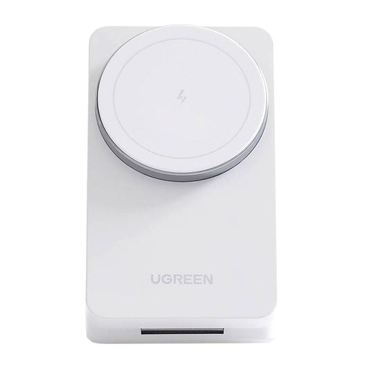 Φορτιστής Δικτύου Ασύρματος UGREEN W528 2σε1, 20W, 1.67A, Λευκό