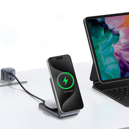 Φορτιστής Δικτύου Ασύρματος UGREEN W706 2σε1, 20W, 1.67A, Μαύρο