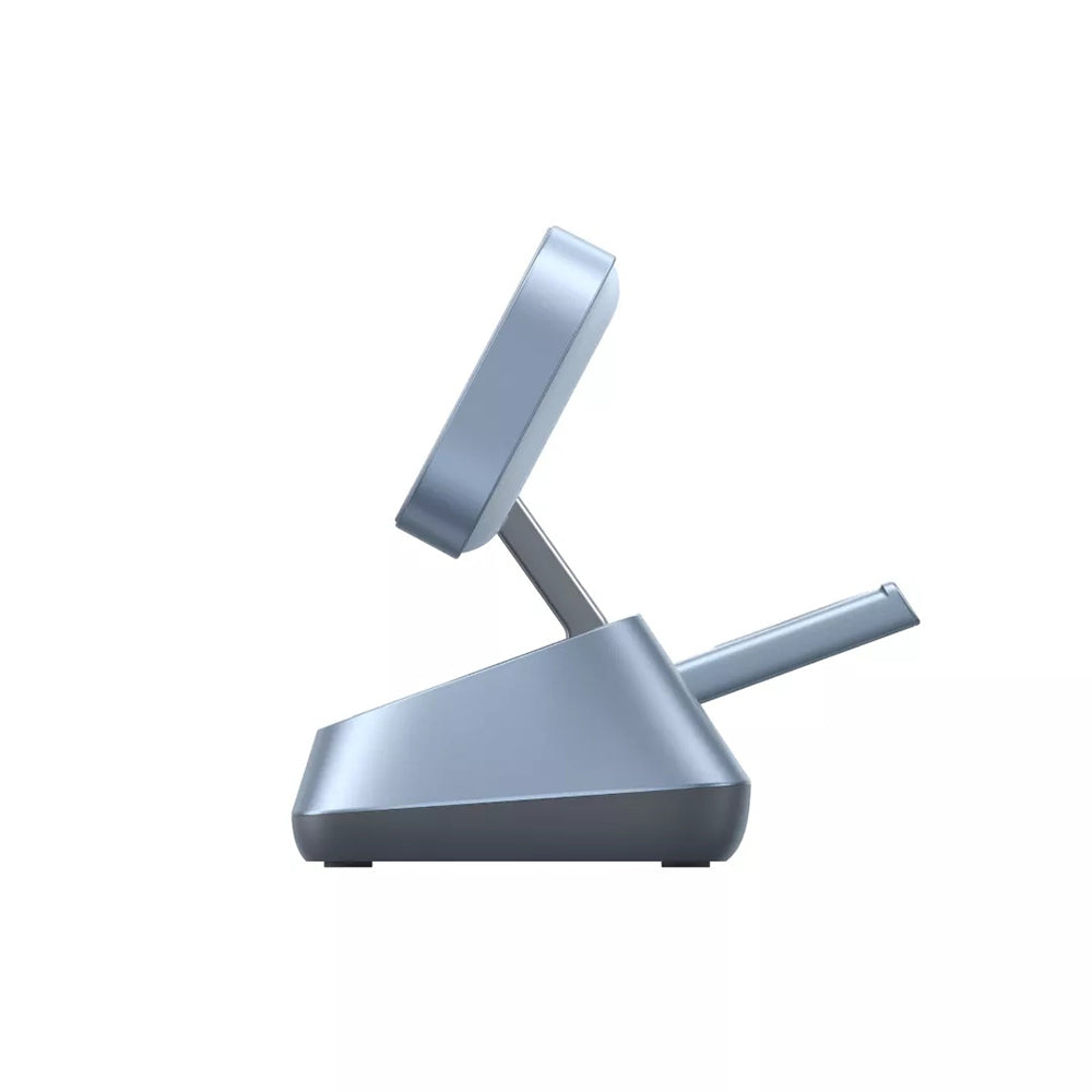 Φορτιστής Δικτύου Ασύρματος UGREEN W711 3σε1, 25W, 1.67A, Μπλε