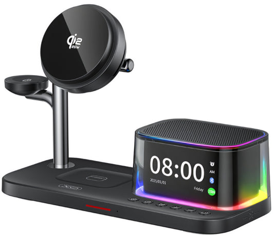 Φορτιστής Δικτύου Ασύρματος XO Design CX045 3σε1, 25W, Μαύρο