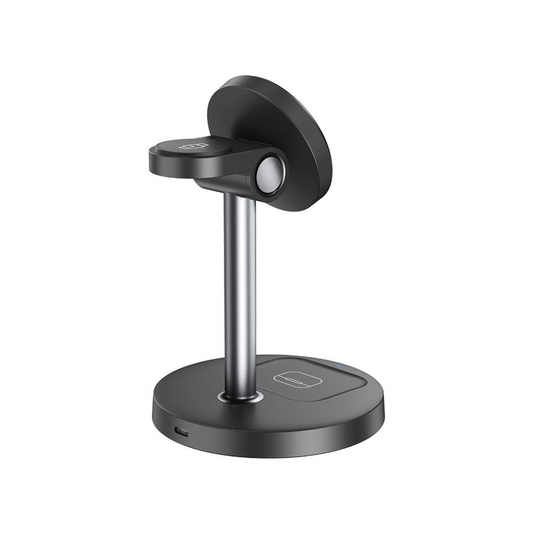 Φορτιστής Δικτύου Ασύρματος XO Design CX038 3σε1, 15W, 1.67A, Μαύρο