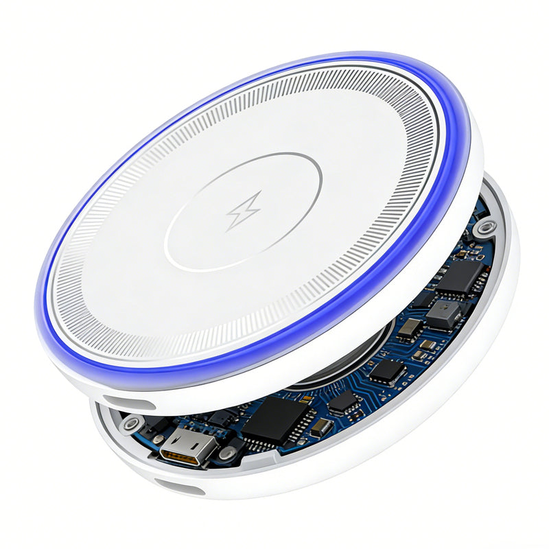 Ασύρματος Φορτιστής Δικτύου XO Design CX042, 15W, 1.67A, Λευκό