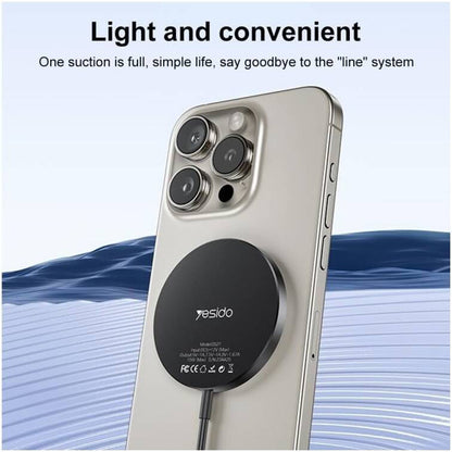 Φορτιστής Δικτύου Ασύρματος Yesido DS21, 15W, 1.67A, Μαύρο